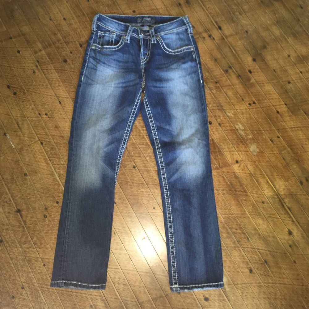 Silver Western Glove Natsuki Capri size 26 jeans